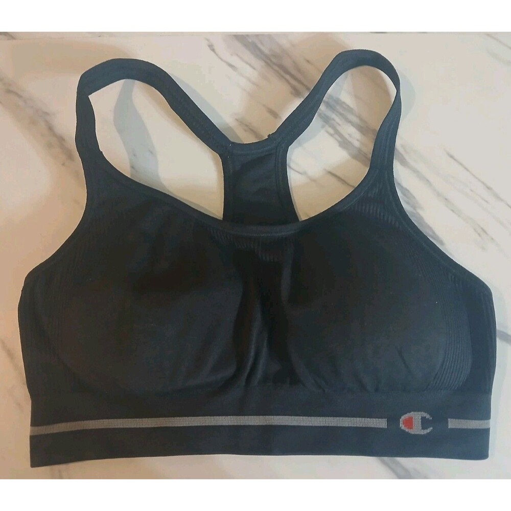 Champion Women's Sports Bra Black Size Medium Athletic Yoga Wear